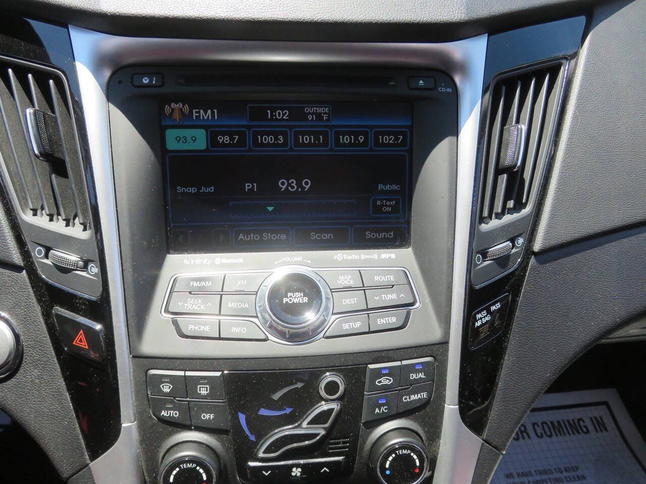 Used 2012 Hyundai Sonata Limited w/ Navigation Pkg FWD image 19