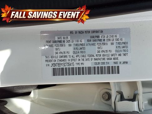 Used 2025 MAZDA CX-5 AWD 2.5 S w/ Premium Plus Pkg image 14