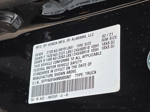Used 2021 Honda Ridgeline Black Edition image 42