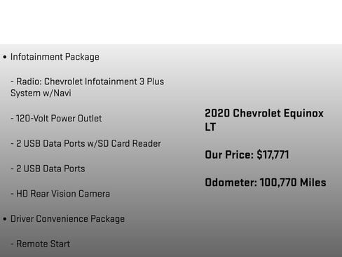 Used 2020 Chevrolet Equinox LT AWD/4WD image 12