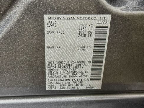 Used 2024 Nissan Altima 2.5 SV w/ SV Premium Package AWD/4WD image 31