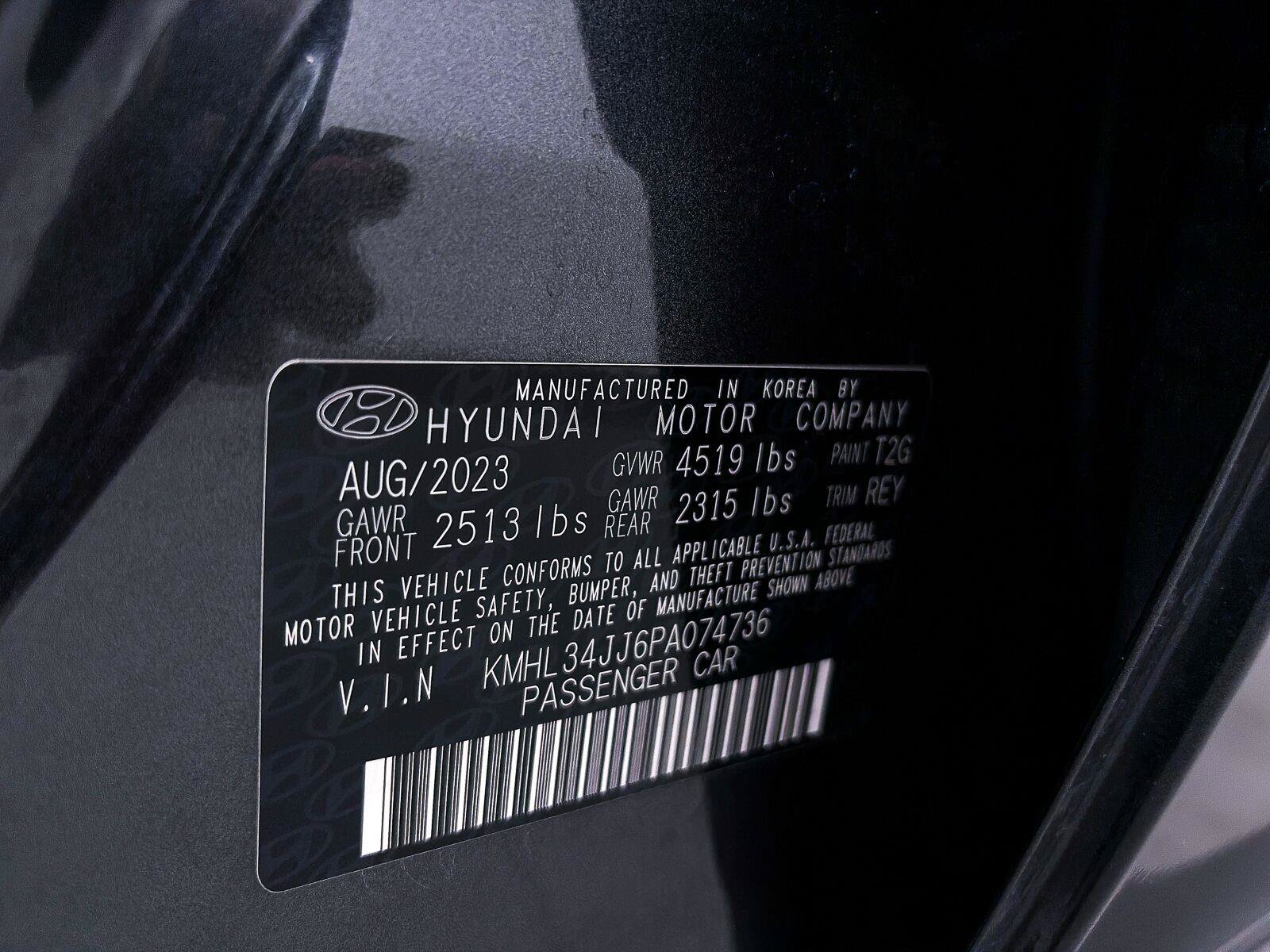 Used 2023 Hyundai Sonata SEL w/ Cargo Package FWD image 39