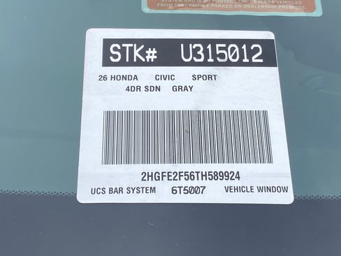 Used 2026 Honda Civic Sport image 30