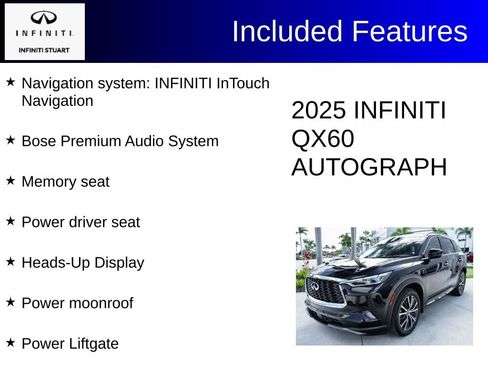 Used 2025 INFINITI QX60 Autograph w/ Cargo Package image 2