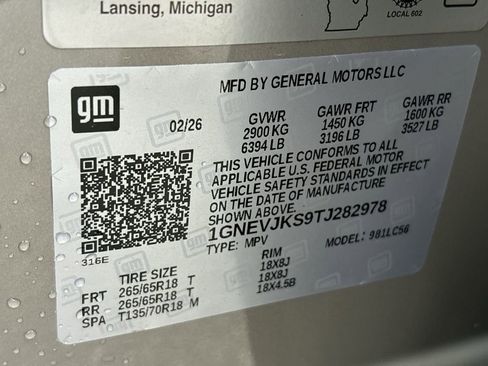 New 2026 Chevrolet Traverse Z71 w/ Enhanced Driving Package image 36