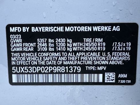 Used 2023 BMW X3 xDrive30i w/ Premium Package image 35