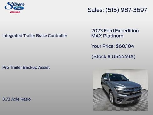 Certified 2023 Ford Expedition Max Platinum AWD/4WD image 28
