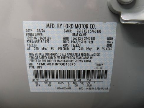 Used 2026 Ford Explorer Tremor w/ Tremor Convenience Package AWD/4WD image 66