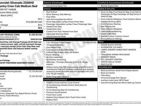 New 2026 Chevrolet Silverado 2500 High Country w/ Technology Package image 15