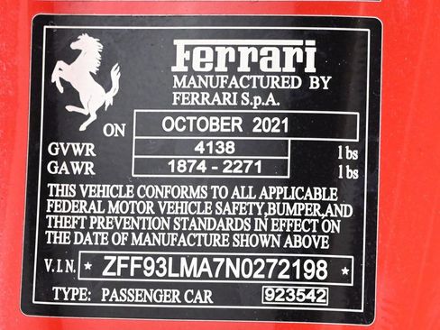 Certified 2022 Ferrari F8 Tributo image 32