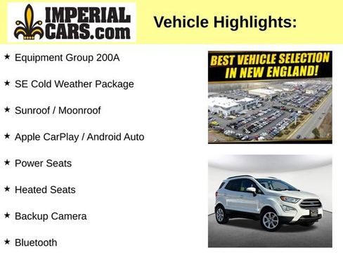Used 2018 Ford EcoSport SE w/ SE Cold Weather Package FWD image 8