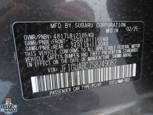 Used 2025 Subaru Impreza 2.0i AWD/4WD image 22