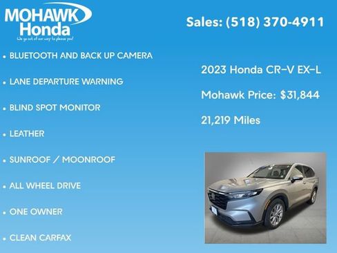 Certified 2023 Honda CR-V EX-L image 8