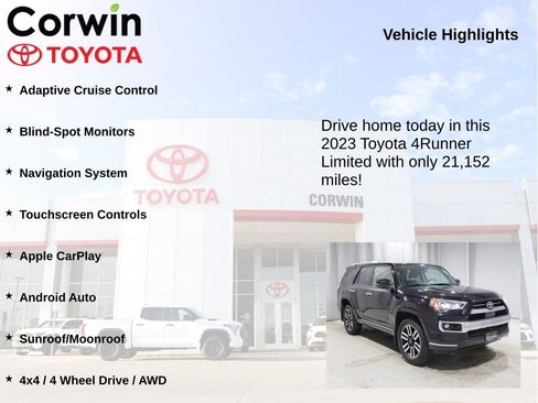 Used 2023 Toyota 4Runner Limited AWD/4WD image 6