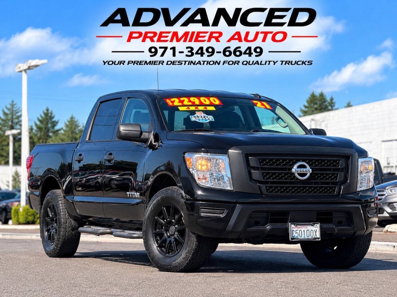 Used 2021 Nissan Titan S w/ S Utility Package AWD/4WD image 1
