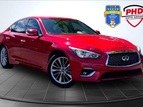 Used 2023 INFINITI Q50 Luxe w/ Cargo Package RWD image 1