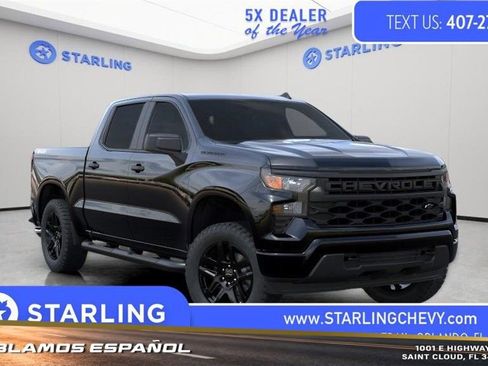 New 2026 Chevrolet Silverado 1500 Custom w/ Turbomax Blackout Package image 6