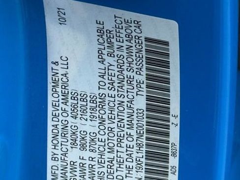 Used 2022 Honda Civic Sport Touring image 33