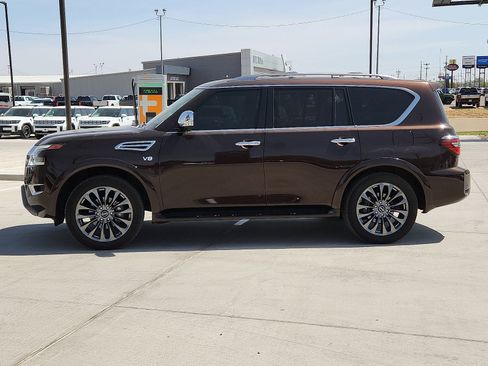 Used 2021 Nissan Armada Platinum w/ Captain's Chairs Package image 2