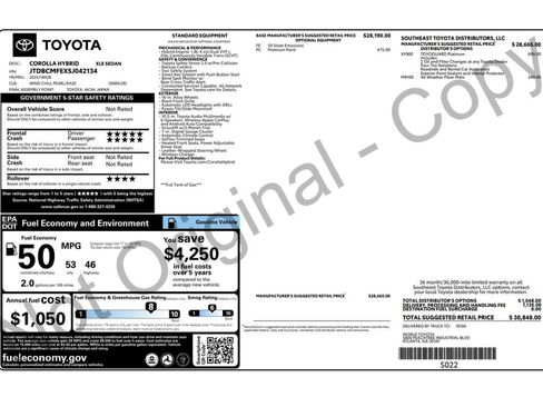 Used 2025 Toyota Corolla XLE FWD image 2
