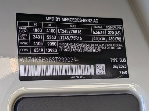 New 2025 Mercedes-Benz Sprinter 2500 image 14