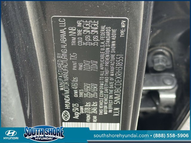 Certified 2024 Hyundai Tucson SEL AWD/4WD image 39