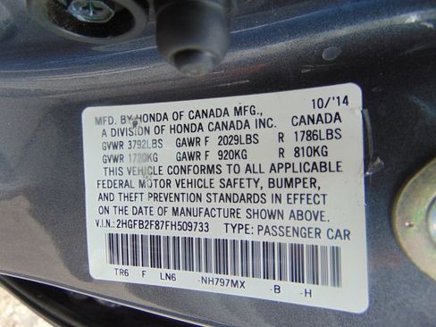 Used 2015 Honda Civic EX image 30