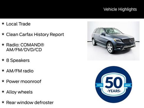 Used 2015 Mercedes-Benz ML 350 4MATIC image 5