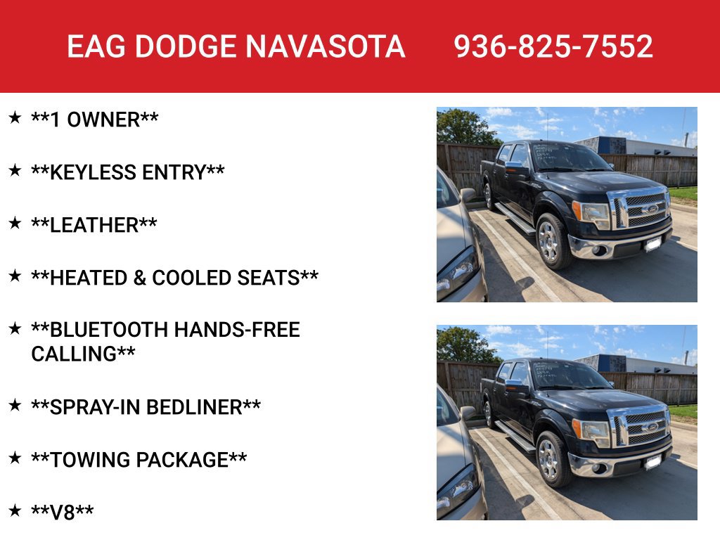 Used 2012 Ford F150 Lariat w/ Lariat Chrome Pkg RWD image 4