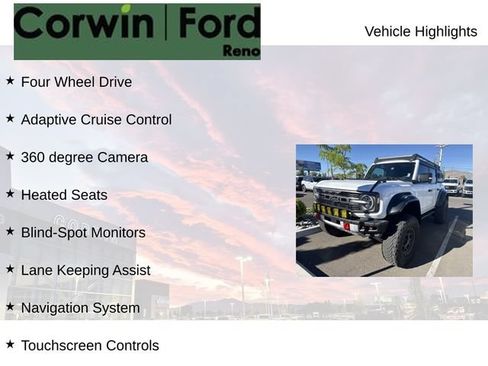 Used 2022 Ford Bronco Raptor AWD/4WD image 6