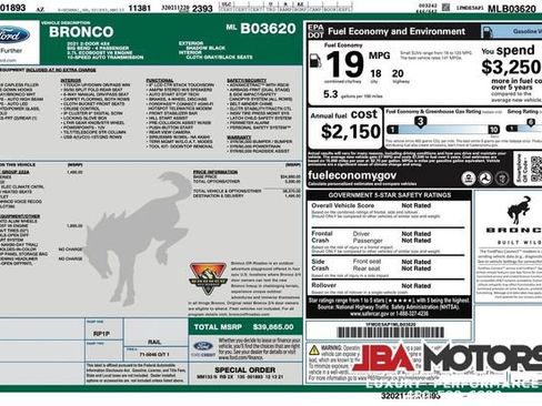Used 2021 Ford Bronco Big Bend AWD/4WD image 32