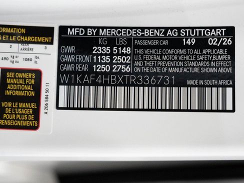 New 2026 Mercedes-Benz C 300 4MATIC Sedan image 31