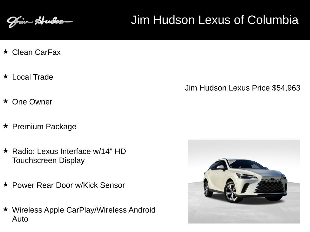 Certified 2025 Lexus RX 350 Premium FWD image 4