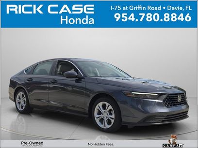 Certified 2025 Honda Accord LX