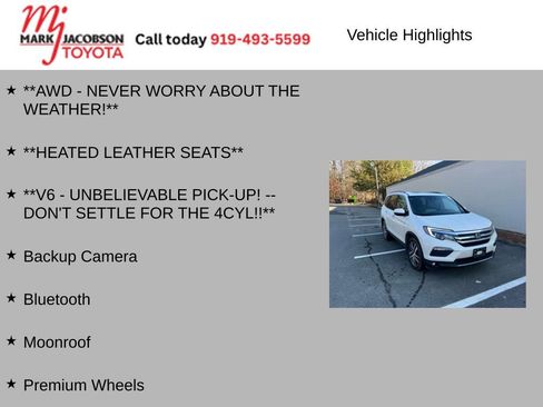 Used 2017 Honda Pilot Elite image 5