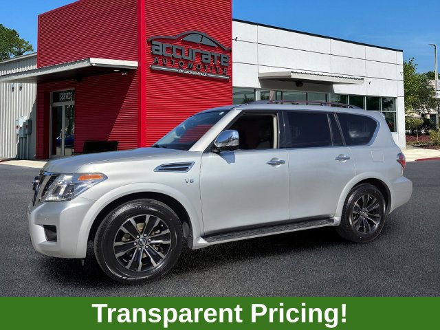 Used 2020 Nissan Armada Platinum w/ Captain's Chairs Package RWD image 1