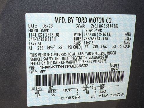 Used 2023 Ford Explorer XLT w/ Equipment Group 202A RWD image 20