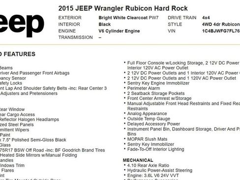 Used 2015 Jeep Wrangler Unlimited Rubicon AWD/4WD image 20