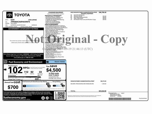 Used 2023 Toyota bZ4X Limited image 2