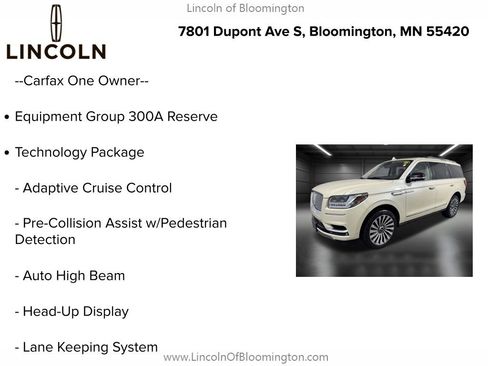 Used 2018 Lincoln Navigator Reserve w/ Technology Package image 5