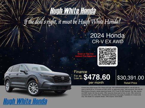 Used 2024 Honda CR-V EX image 3