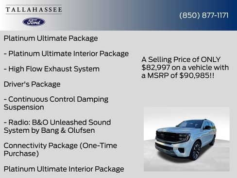 New 2025 Ford Expedition Platinum w/ Platinum Ultimate Package image 35