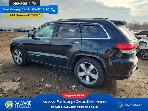 Used 2014 Jeep Grand Cherokee Overland w/ Advanced Technology Group image 3