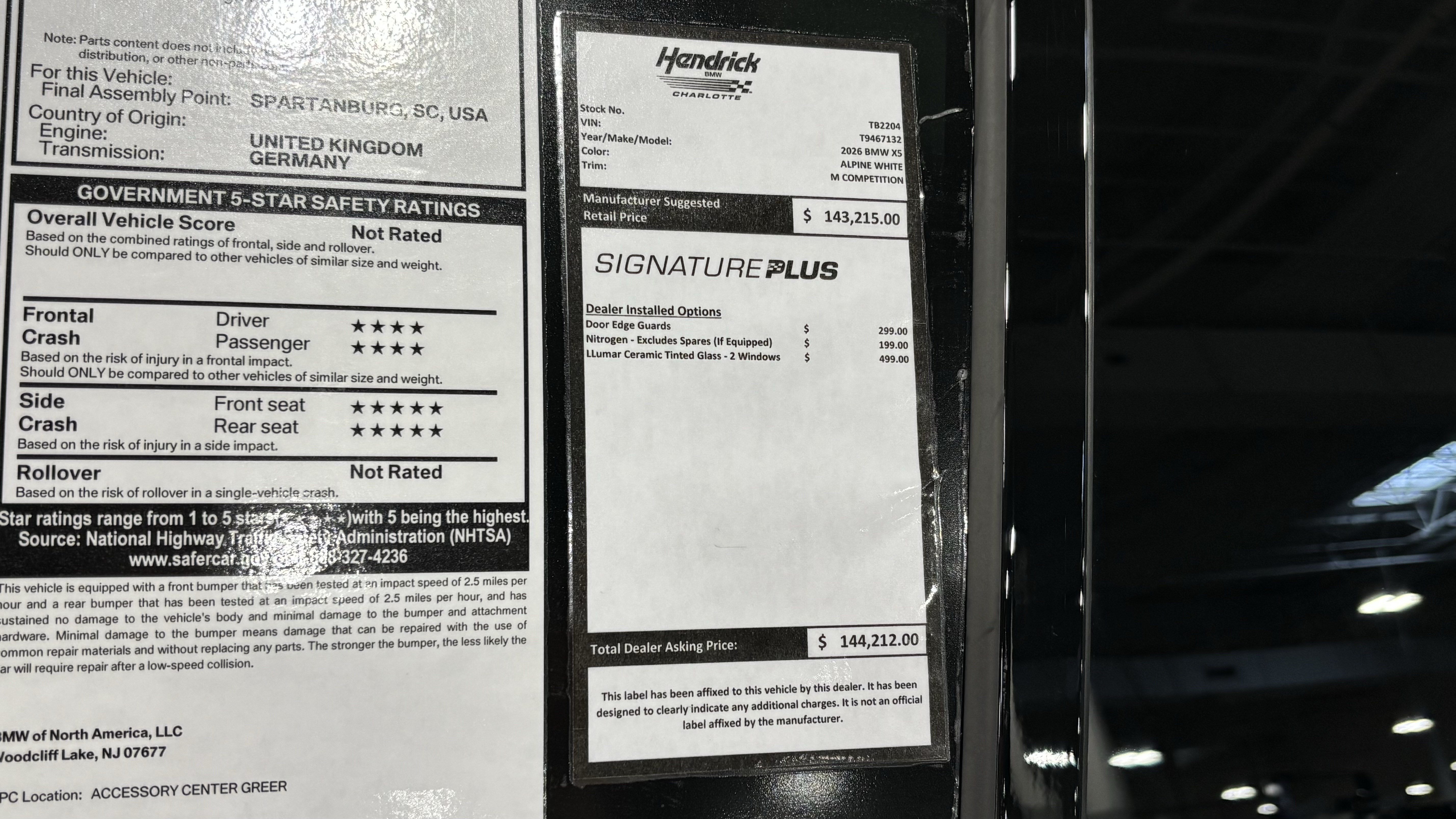 New 2026 BMW X5 M Competition w/ Executive Package AWD/4WD image 32
