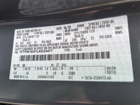 Used 2020 Ford F150 XL w/ Equipment Group 101A Mid image 33