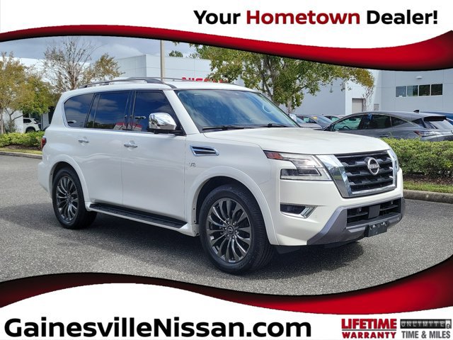 Used 2022 Nissan Armada Platinum w/ Captain's Chairs Package RWD image 1
