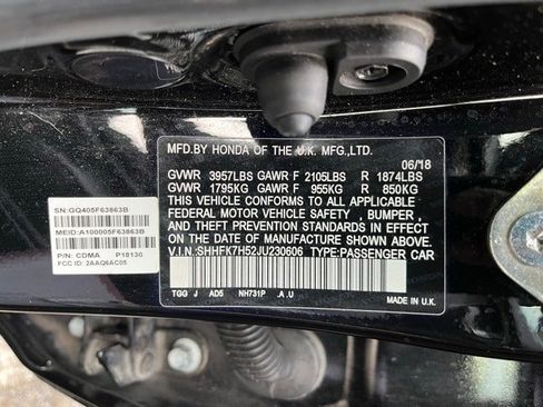 Used 2018 Honda Civic EX image 12