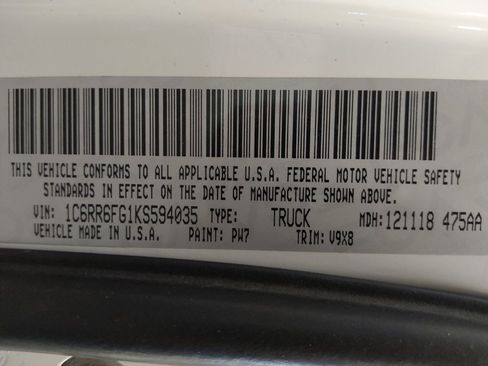 Used 2019 RAM 1500 Tradesman w/ Chrome Plus Package RWD image 33