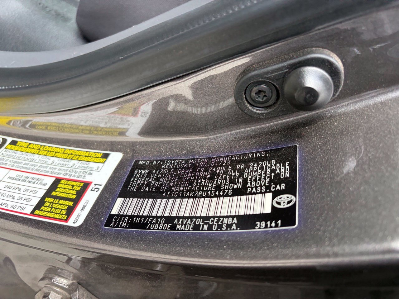 Used 2023 Toyota Camry LE FWD image 15