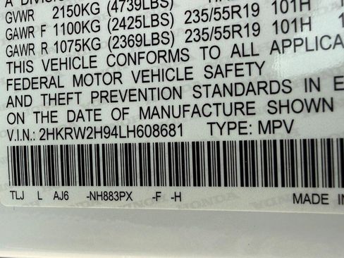 Used 2020 Honda CR-V Touring image 25